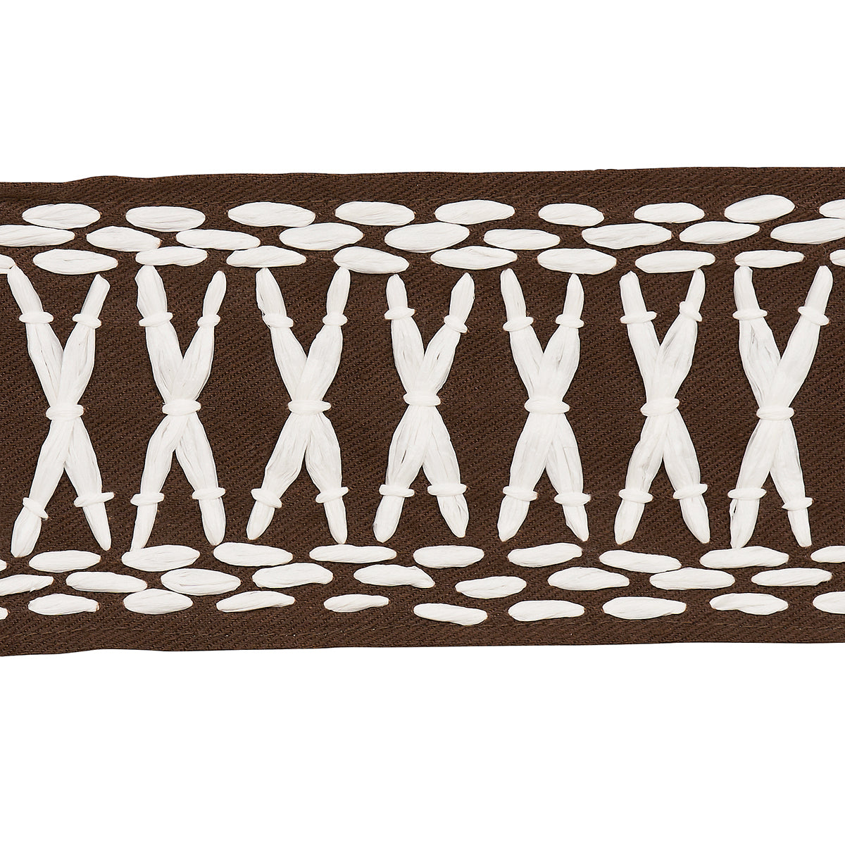 Purchase 69307 | Tikki Tape, Brown - Schumacher Trim