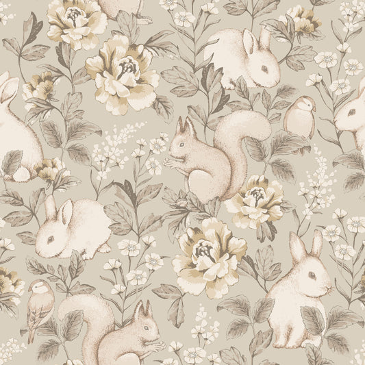 Purchase 6933 | Magic Forest, Taupe - Borastapeter Wallpaper