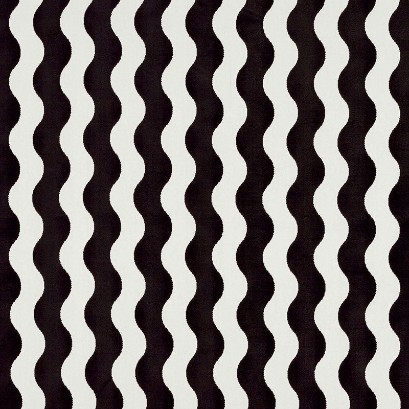 Find 69420 The Wave Black by Schumacher Fabric