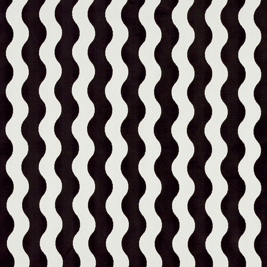 Find 69420 The Wave Black by Schumacher Fabric