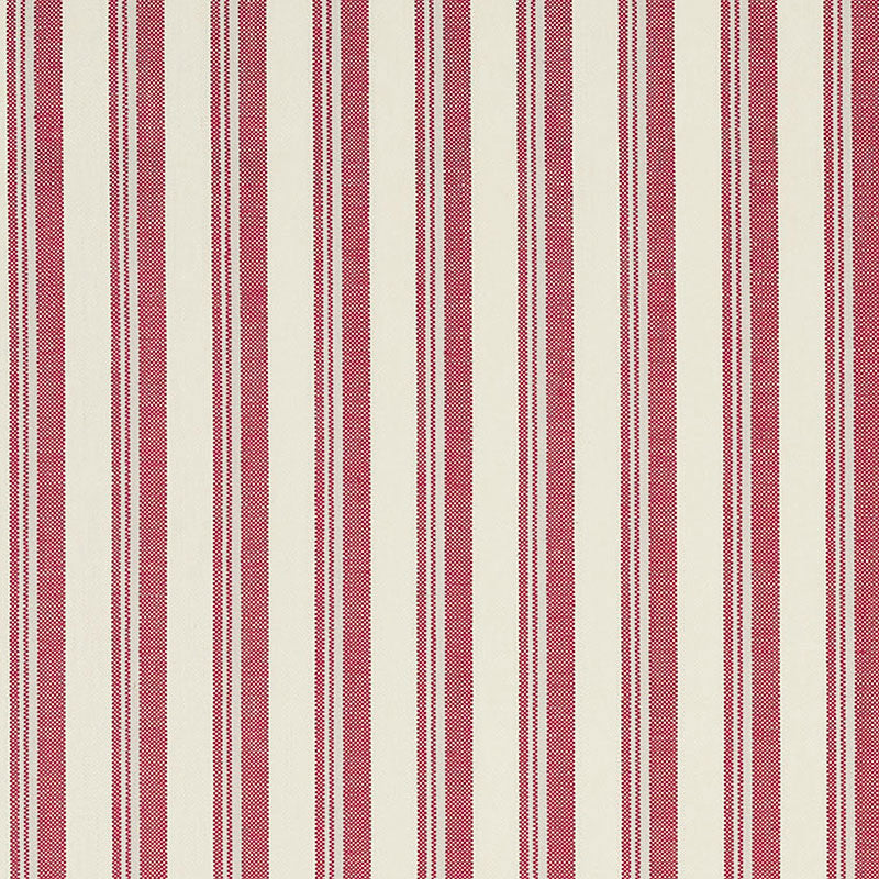 View 69445 Capri Red/White by Schumacher Fabric