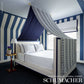 Purchase 69471 | Izmir Ikat Stripe, Indigo - Schumacher Fabric