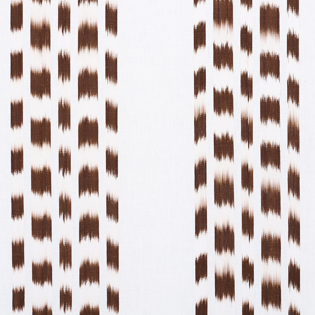 Purchase 69475 Izmir Ikat Stripe, Cocoa by Schumacher Fabric