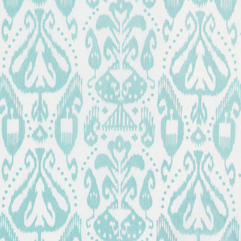 Acquire 69481 Kiva Embroidered Ikat Sky by Schumacher Fabric