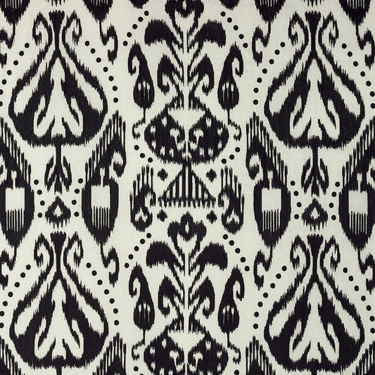 Select 69482 Kiva Embroidered Ikat Raven by Schumacher Fabric