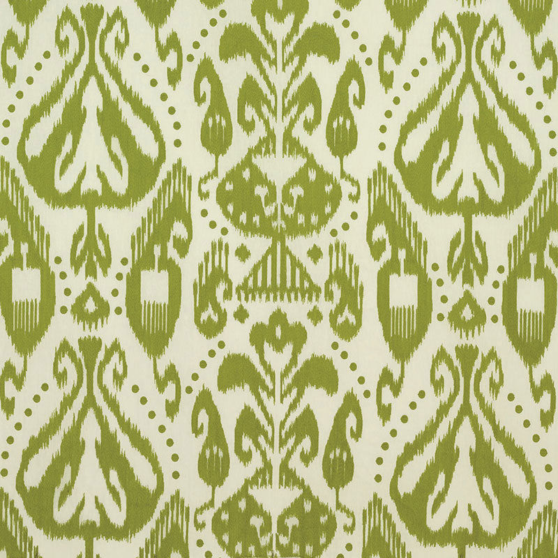 Save 69483 Kiva Embroidered Ikat Grass by Schumacher Fabric