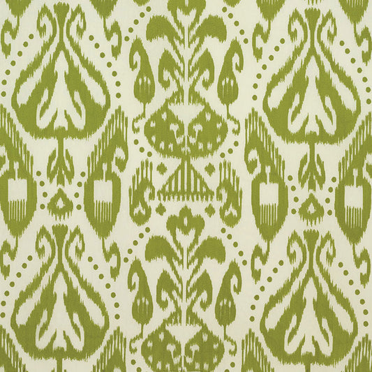 Save 69483 Kiva Embroidered Ikat Grass by Schumacher Fabric