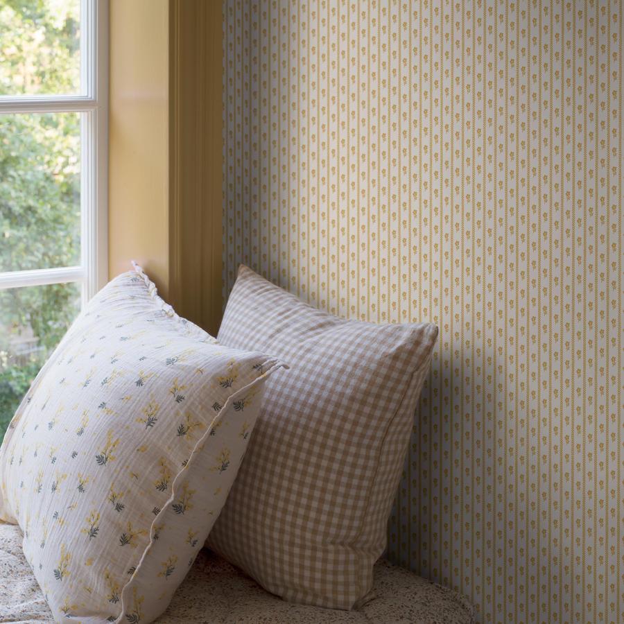 Purchase 6953 | Lilla Lyckan, Mustard - Borastapeter Wallpaper