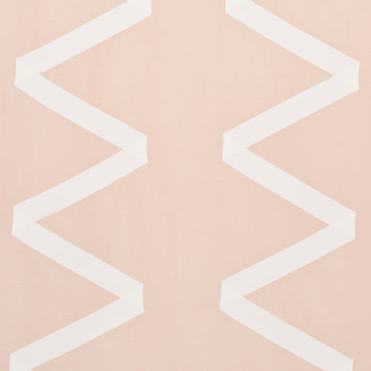 Acquire 69693 Legere Silk Linen Applique Ivory On Blush by Schumacher Fabric
