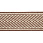 Purchase 69968 | Nicholson  Tape, Brown - Schumacher Trim