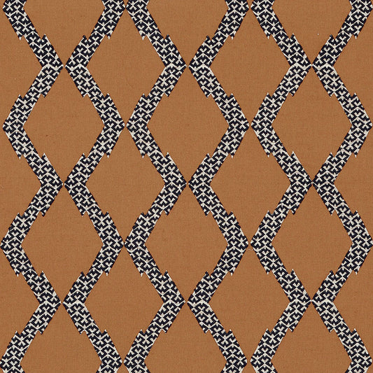 Purchase 69991 | Topi Applique, Sienna - Schumacher Fabric