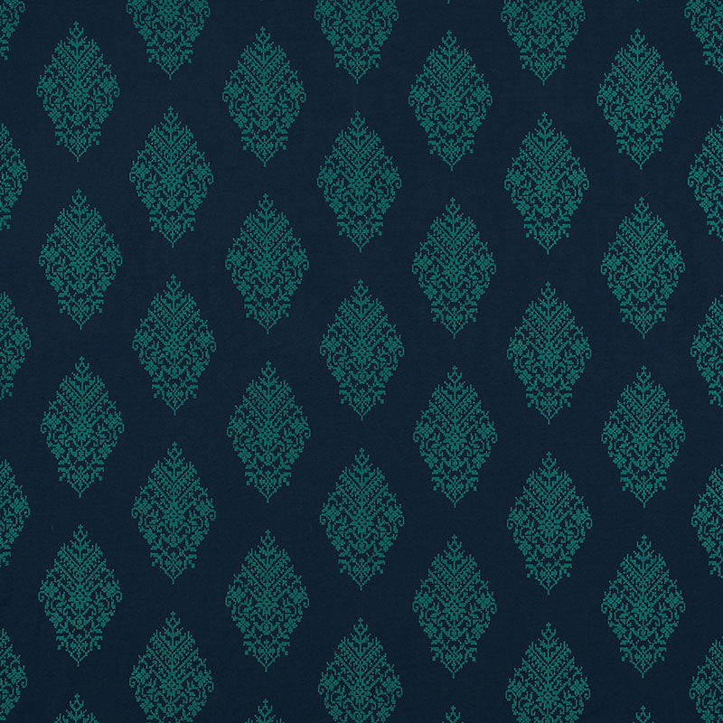 View 70223 Zinda Embroidery Aegean by Schumacher Fabric