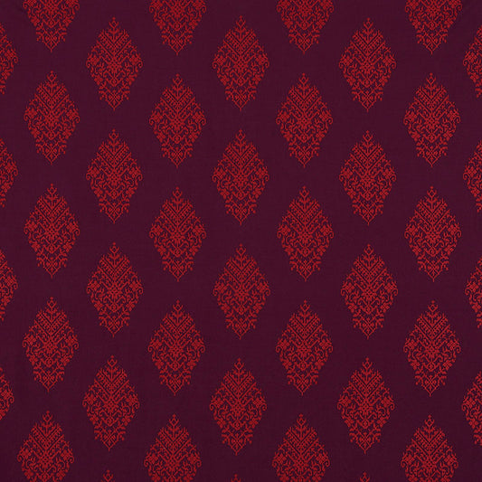 Looking 70224 Zinda Embroidery Berry by Schumacher Fabric