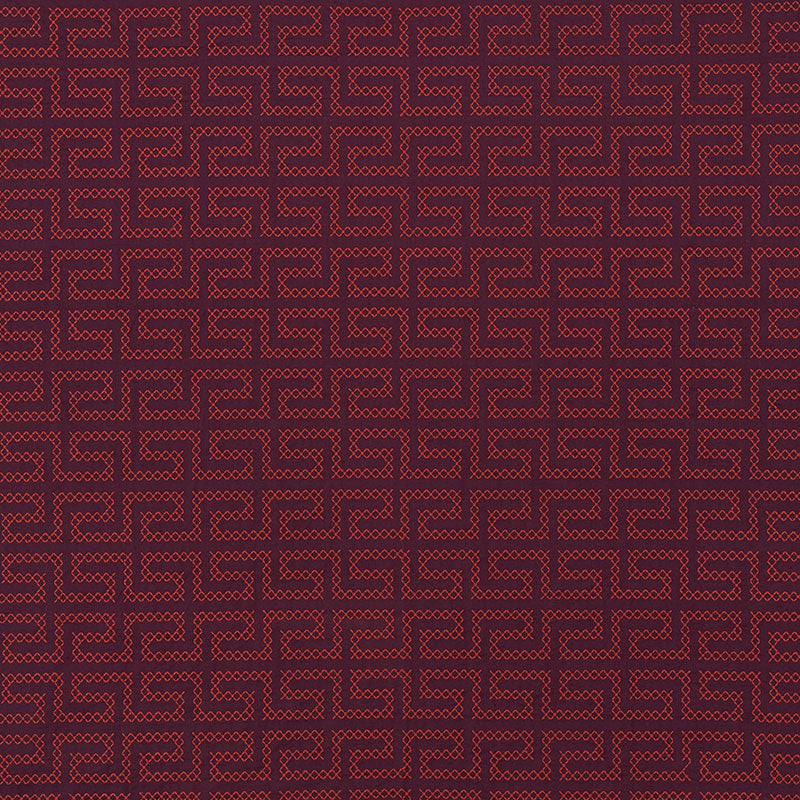 Search 70234 A Maze Embroidery Berry by Schumacher Fabric