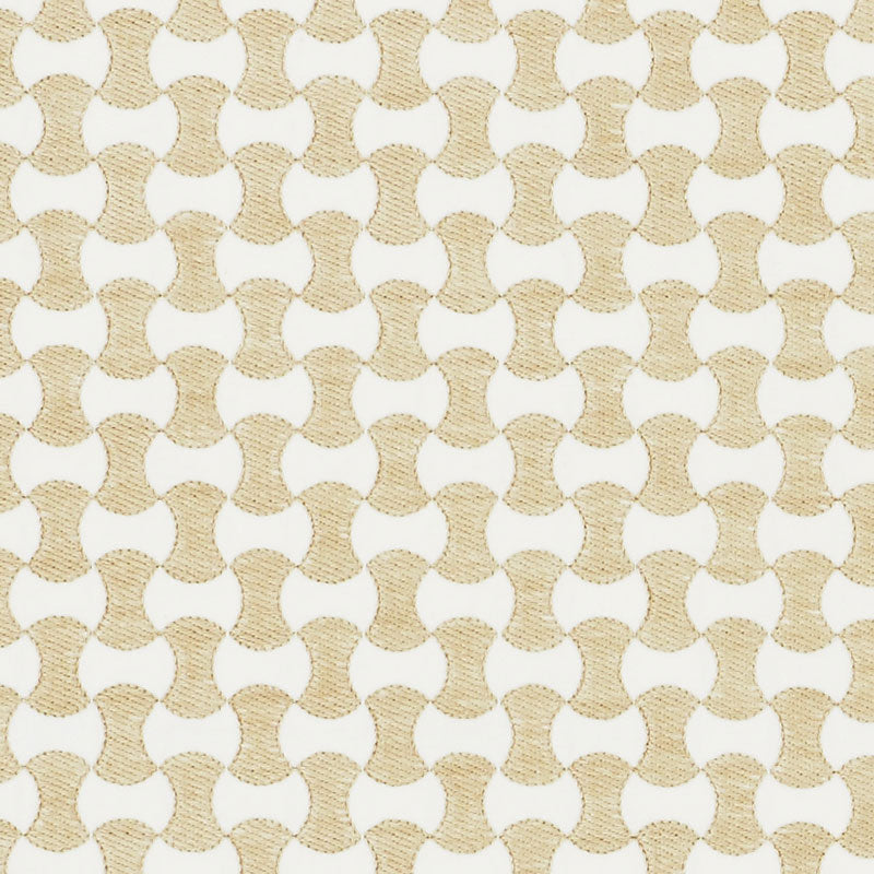 Acquire 70370 Nolita Embroidery Natural by Schumacher Fabric