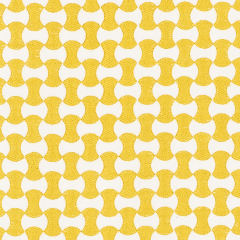 Buy 70377 Nolita Embroidery Yellow by Schumacher Fabric