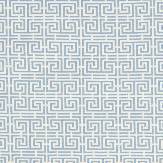Purchase 70560 Chinois Fret Sky/Ivory by Schumacher Fabric