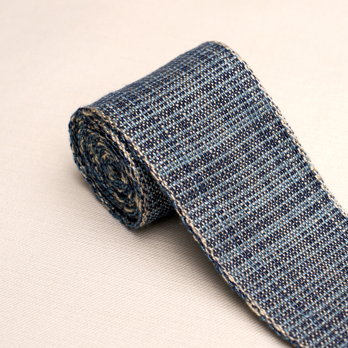 Purchase 70738 | Tweed Tape Medium, Indigo - Schumacher Trim