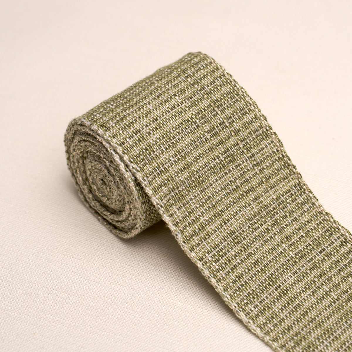 Purchase 70739 | Tweed Tape Medium, Leaf - Schumacher Trim