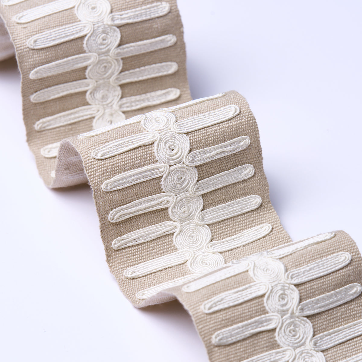 Purchase 70747 | Castille Tape, Natural - Schumacher Trim