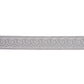Purchase 70754 | Greek Waves Trim, White On Grey - Schumacher Trim