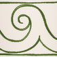 Purchase 70756 | Greek Waves Trim, Green On Ivory - Schumacher Trim