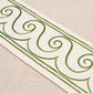 Purchase 70756 | Greek Waves Trim, Green On Ivory - Schumacher Trim