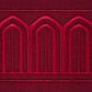 Purchase 70769 | Arches Embroidered Tape Medium, Red - Schumacher Trim