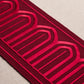 Purchase 70778 | Arches Embroidered Tape Wide, Red - Schumacher Trim
