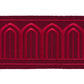 Purchase 70778 | Arches Embroidered Tape Wide, Red - Schumacher Trim