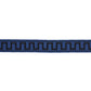 Purchase 70803 | Greek Key Embroidered Tape, Black On Navy - Schumacher Trim