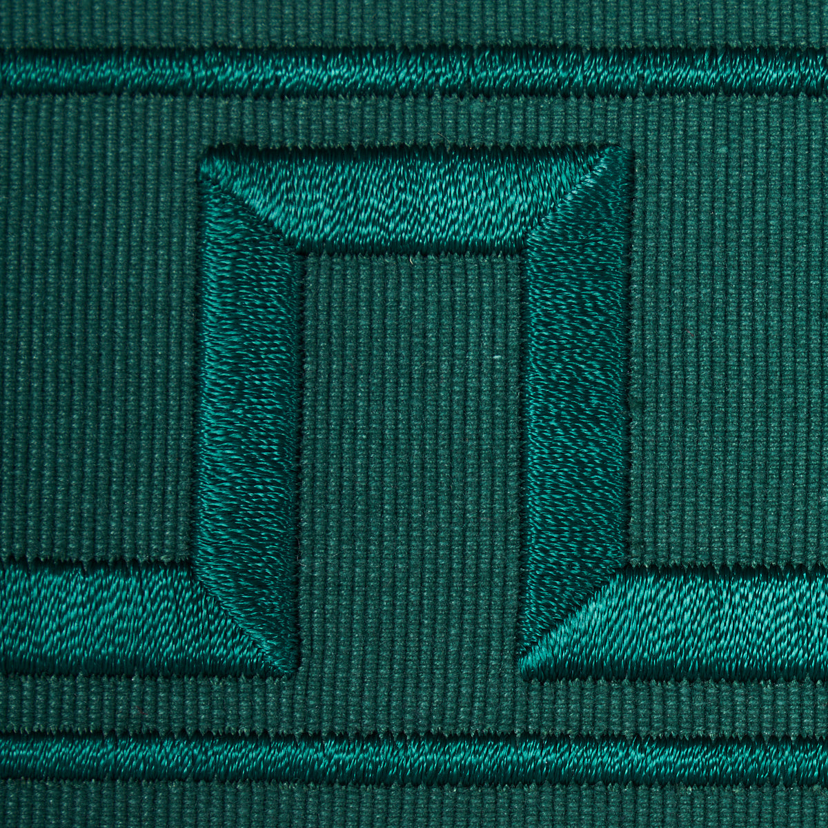 Purchase 70804 | Greek Key Embroidered Tape, Emerald - Schumacher Trim