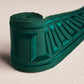 Purchase 70804 | Greek Key Embroidered Tape, Emerald - Schumacher Trim