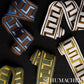 Purchase 70808 | Greek Key Embroidered Tape, Brown - Schumacher Trim