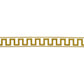 Purchase 70813 | Greek Key Embroidered Tape, Gold - Schumacher Trim