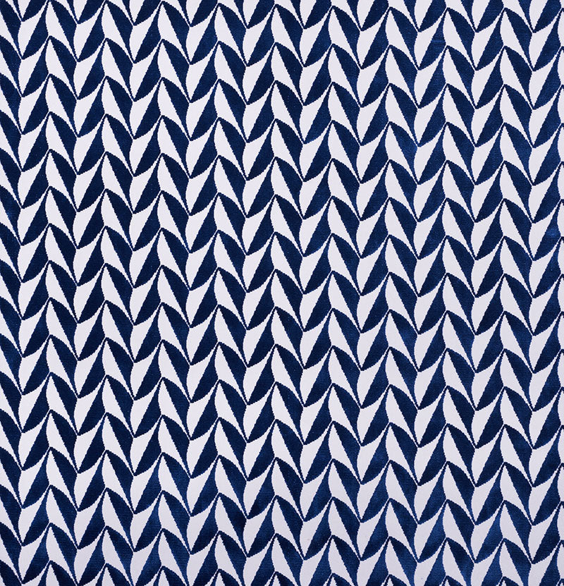 Save 71231 Spades Blue by Schumacher Fabric