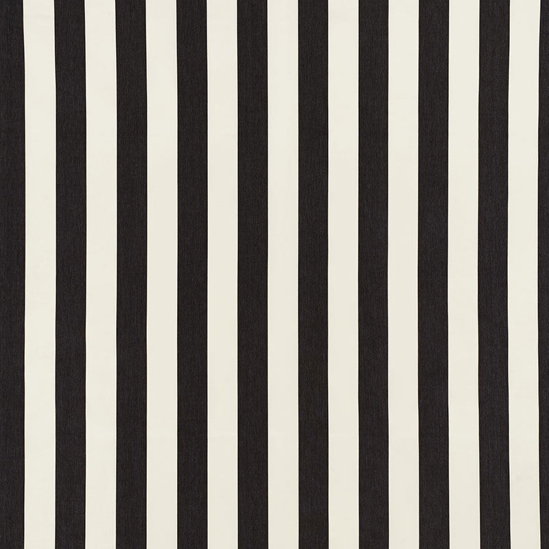 Save 71320 Andy Stripe Black by Schumacher Fabric