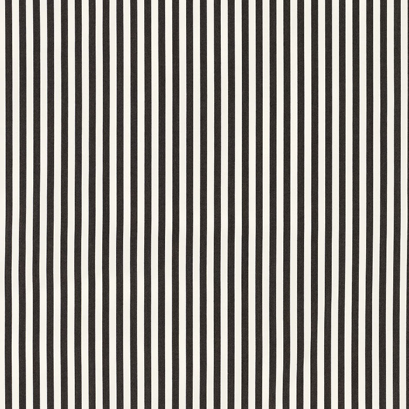 Order 71340 Brigitte Stripe Black by Schumacher Fabric