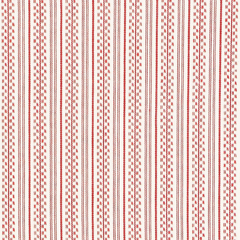 Shop 71415 Jack Stripe Red by Schumacher Fabric