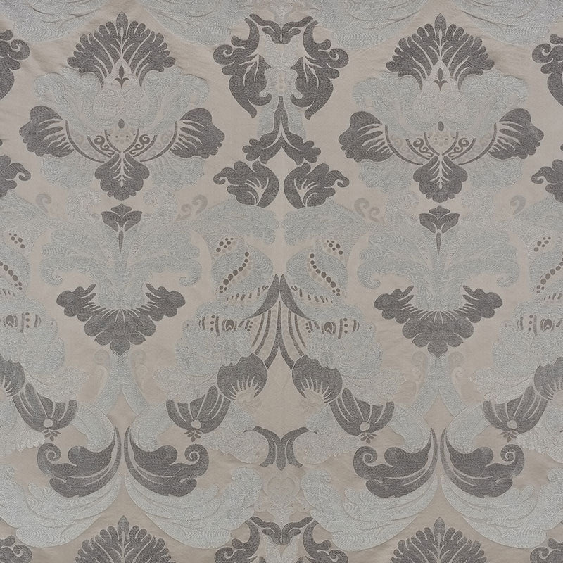 Search 71470 Molveno Damasco Pewter by Schumacher Fabric