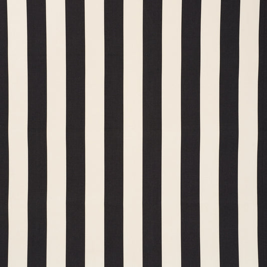 Save 71756 Cabana Stripe Black by Schumacher Fabric