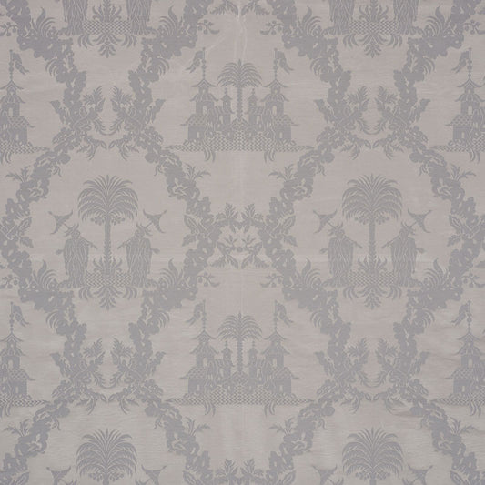 Select 71831 Chinoiserie Royale Platinum by Schumacher Fabric