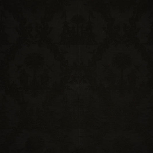 View 71833 Chinoiserie Royale Black by Schumacher Fabric