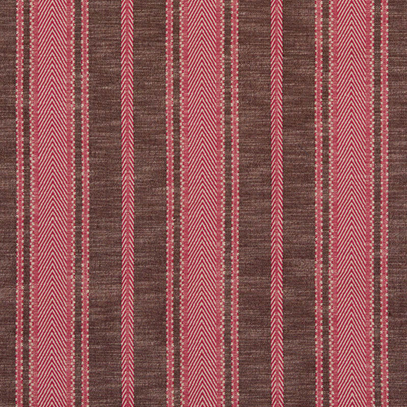 71910 | Zina Stripe, Berry - Schumacher Fabric