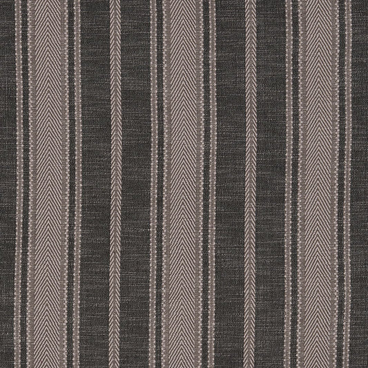 Select 71912 Zina Stripe Charcoal by Schumacher Fabric