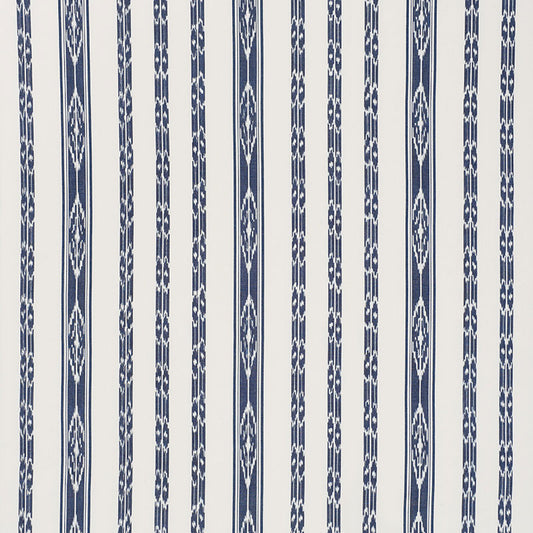 Shop 71980 Mariam Ikat Navy by Schumacher Fabric