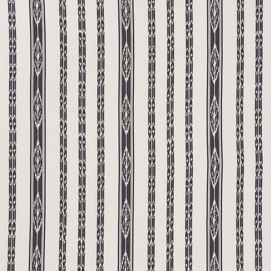 View 71982 Mariam Ikat Black by Schumacher Fabric