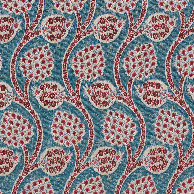 Buy 72000 Persephone Peacock by Schumacher Fabric