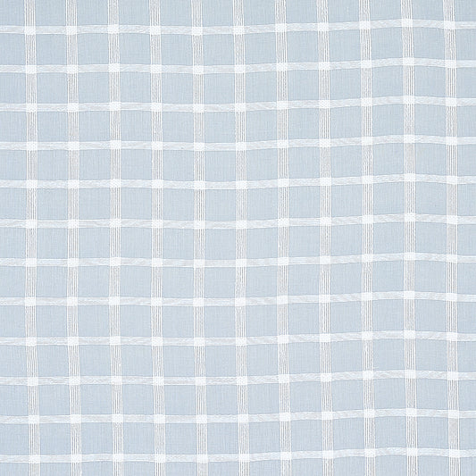 Buy 72074 Pauline Check Casement Chambray by Schumacher Fabric