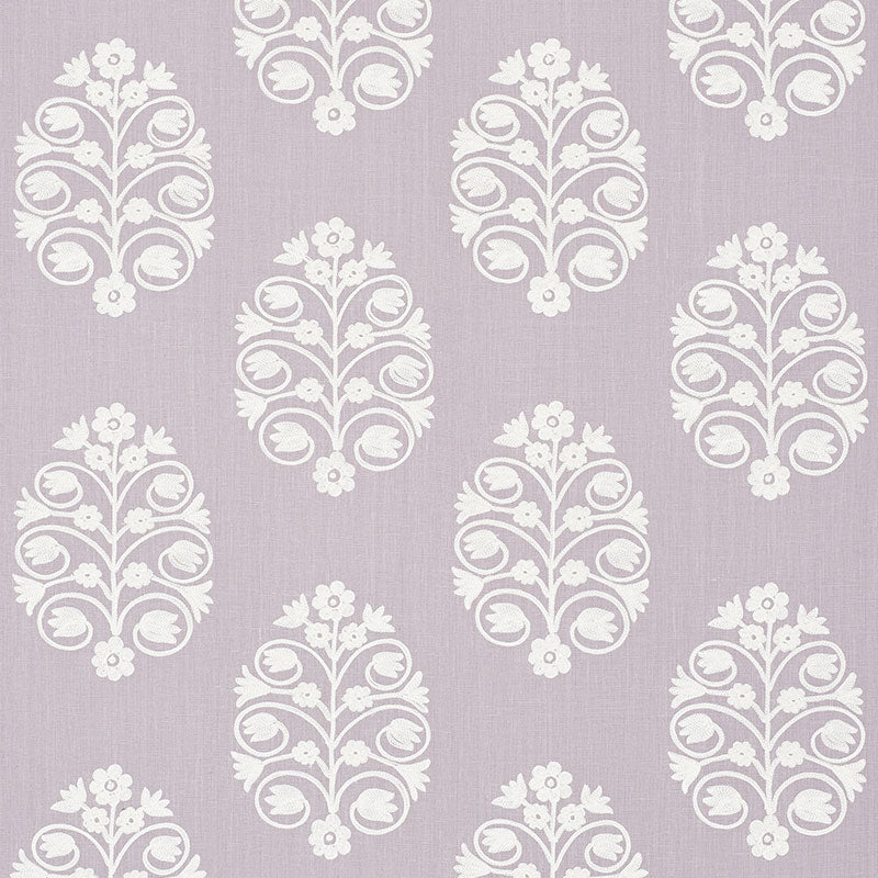 Buy 72091 Talitha Embroidery Wisteria by Schumacher Fabric